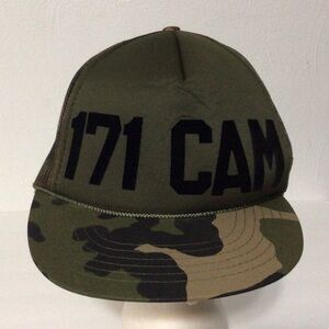 𝅺171 Cam Snapback Camo Foam Trucker w Mesh Hat Cap